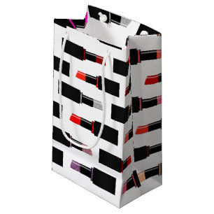 Colourful Lux Lipstick Makeup Cosmetics Pattern Small Gift Bag