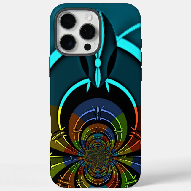 Colourful Maasai Shield Design Case-Mate iPhone Case (Back)