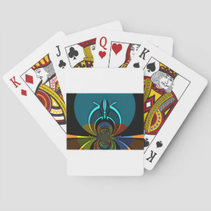 Colourful Maasai Shield Design Playing Cards