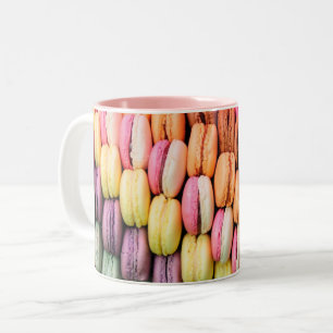 Colourful Macaroons Two-Tone Coffee Mug