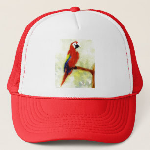 Colourful Macaw Bird Art Trucker Hat