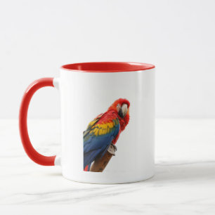 Colourful Macaw Chic Classy Mod Tropical Mug