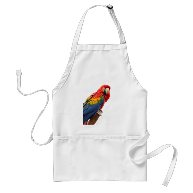 Colourful Macaw Chic Classy Mod Tropical Standard Apron (Front)