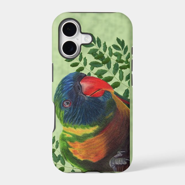 Colourful Macaw Parrot Leaves (Back)