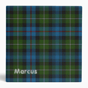 Colourful MacKenzie Plaid Binder