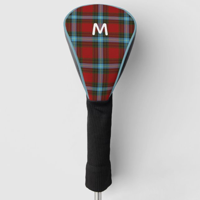 Colourful MacLay Tartan Plaid  Golf Head Cover (Front)