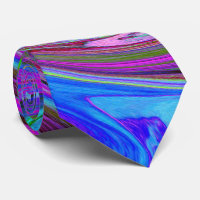 Colourful Magenta Swirl Retro Abstract Design