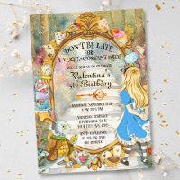 Colourful Magical Alice's Wonderland Tea Birthday