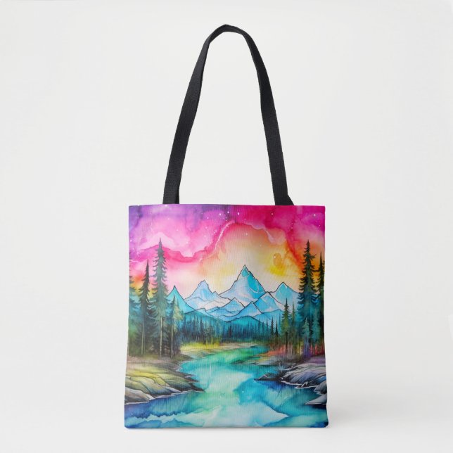 Colourful Majestic Landscape At Sunset Tote Bag (Front)