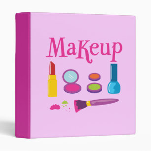 Colourful Makeup Binder