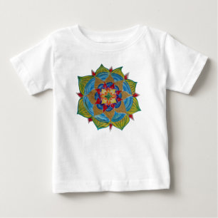 Colourful Mandala Baby Fine Jersey T-Shirt