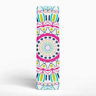 colourful mandala binder