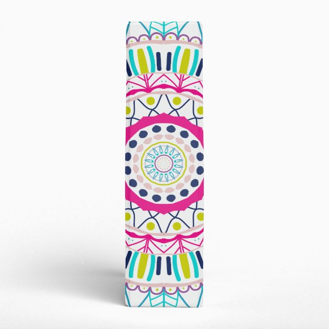 colourful mandala binder (Spine)