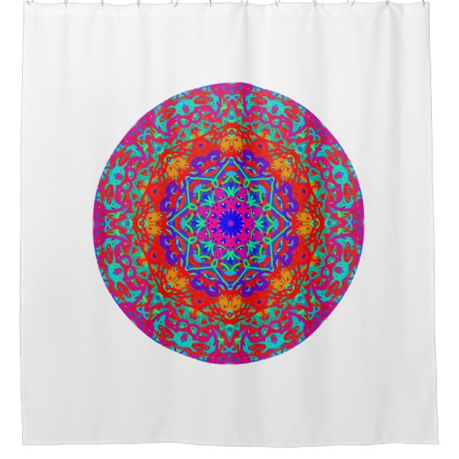 Colourful Mandala Boho Bathroom (Front)