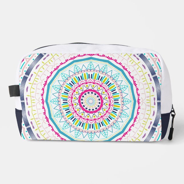 colourful mandala dopp kit (Front)