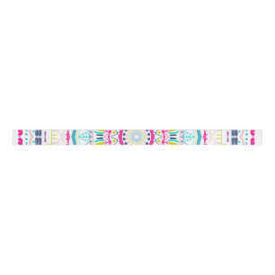 colourful mandala grosgrain ribbon