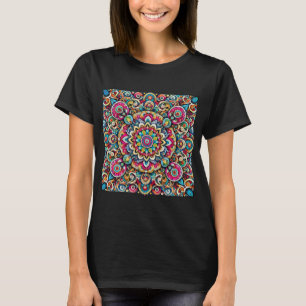 Colourful Mandala - Intricate Boho T-Shirt