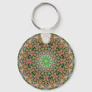 colourful mandala keychain