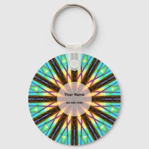 Colourful Mandala Keychain