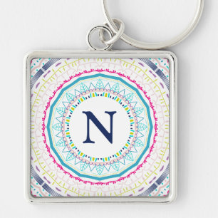 colourful mandala keychain