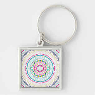 colourful mandala keychain