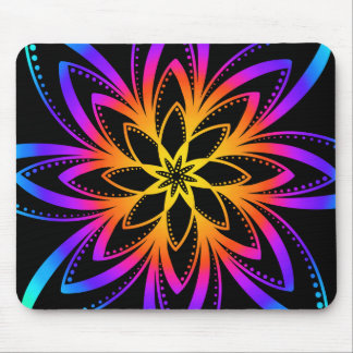 Colourful Mandala Mouse Pad