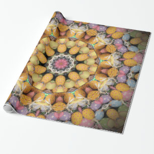 Colourful Mandala Patterned Easter Egg Wrapping Paper