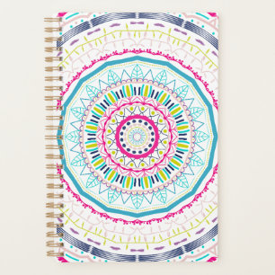 colourful mandala planner