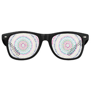 colourful mandala retro sunglasses