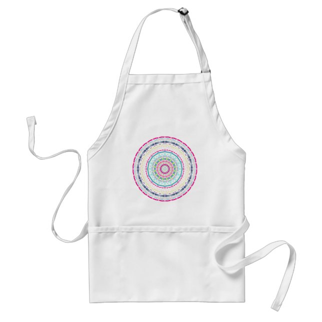 colourful mandala standard apron (Front)