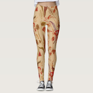 Colourful mandala, vintage ethnic pattern. leggings