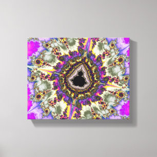 Colourful Mandelbrot Fractal Canvas Print