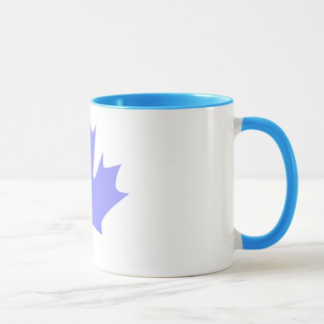 colourful maple leaf - mugs (Right)