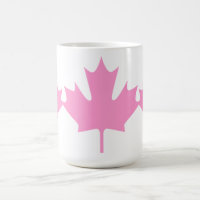 colourful maple leaf - mugs