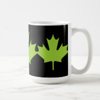 colourful maple leaf - mugs