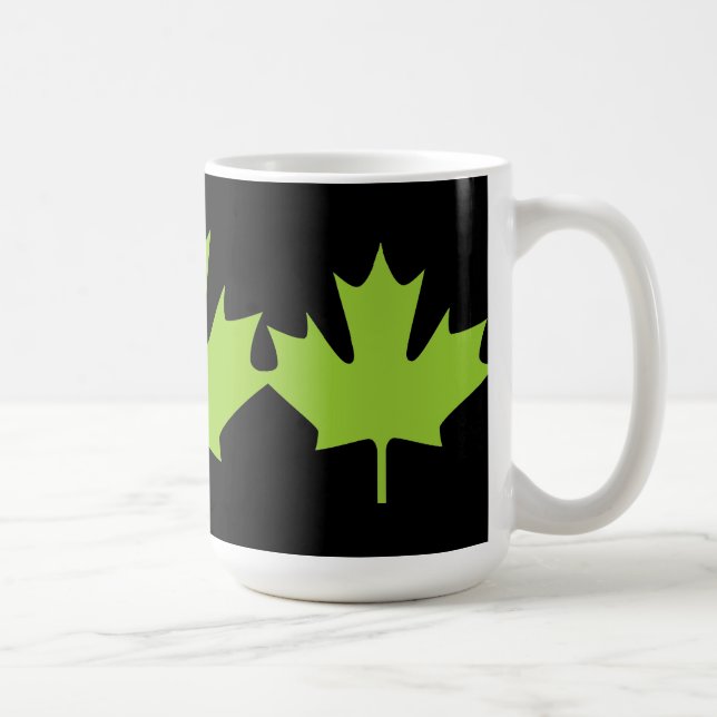 colourful maple leaf - mugs (Right)