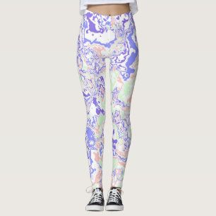 Colourful Marble 1 Leggings