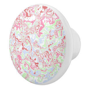 Colourful Marble 2 Ceramic Knob