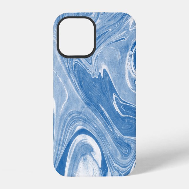 Colourful Marble Art Pattern. iPhone Case (Back)