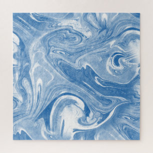 Colourful Marble Art Pattern. Jigsaw Puzzle
