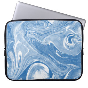 Colourful Marble Art Pattern. Laptop Sleeve