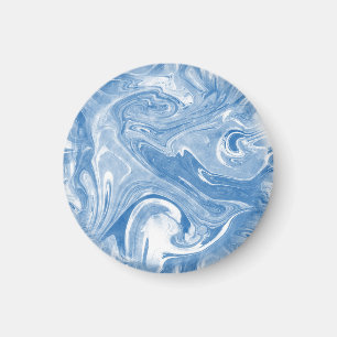 Colourful Marble Art Pattern. Magnet