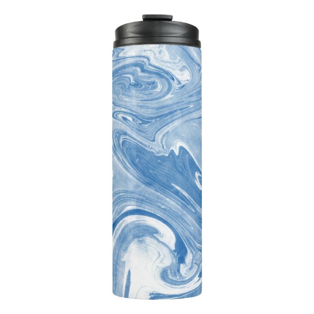 Colourful Marble Art Pattern. Thermal Tumbler (Front)