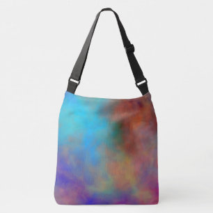 Colourful Marble Clouds Crossbody Bag