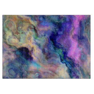 Colourful marble cutting board