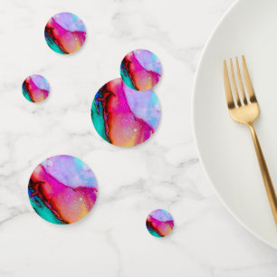 Colourful Marble Modern Abstract Confetti