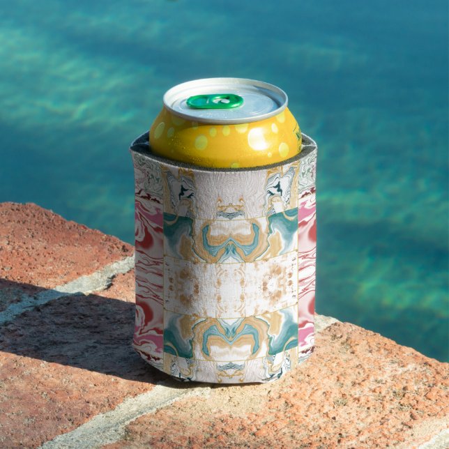 Colourful marble pattern can cooler (In Situ Pool)