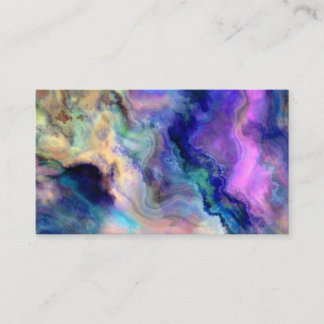 Colourful marble referral card