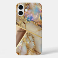 Colourful Marble Texture,Gold Glitter Geometric