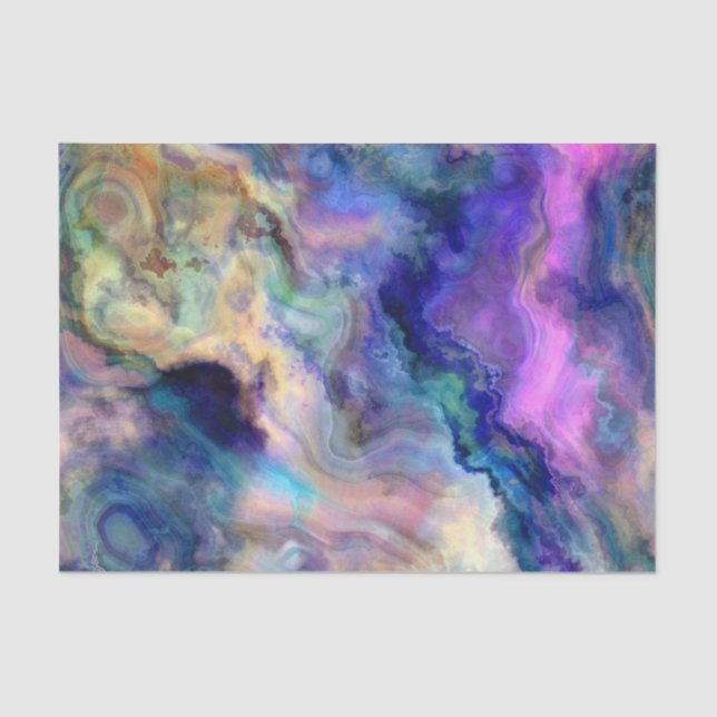 Colourful marble tissue paper (Front)